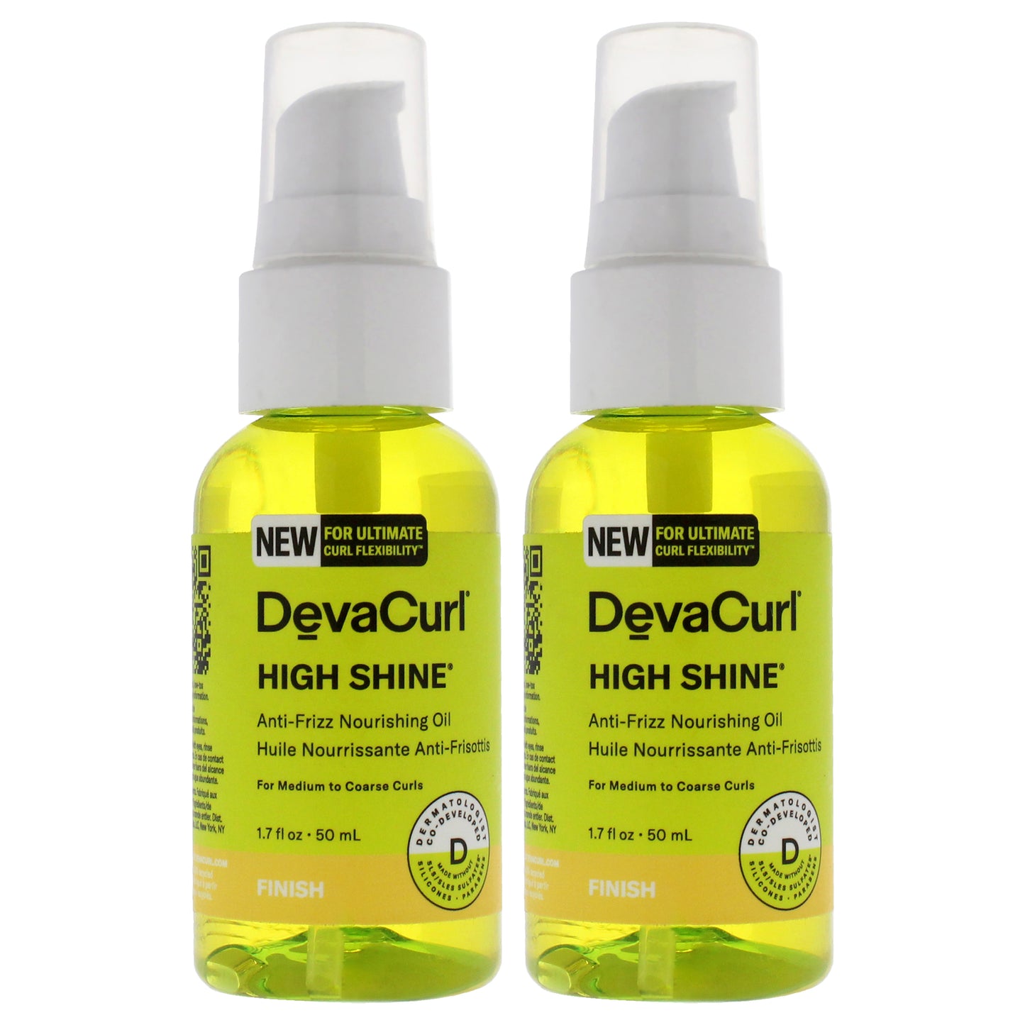 High Shine Nourishing Anti-Frizz Oil-NP - Pack of 2 1.7 oz Oil