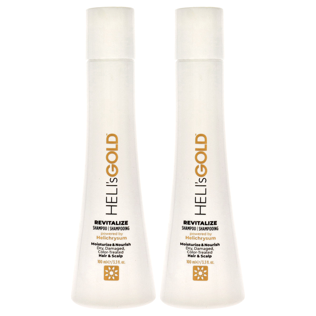Revitalize Shampoo by Helis Gold for Unisex - 3.4 oz Shampoo - Pack of 2
