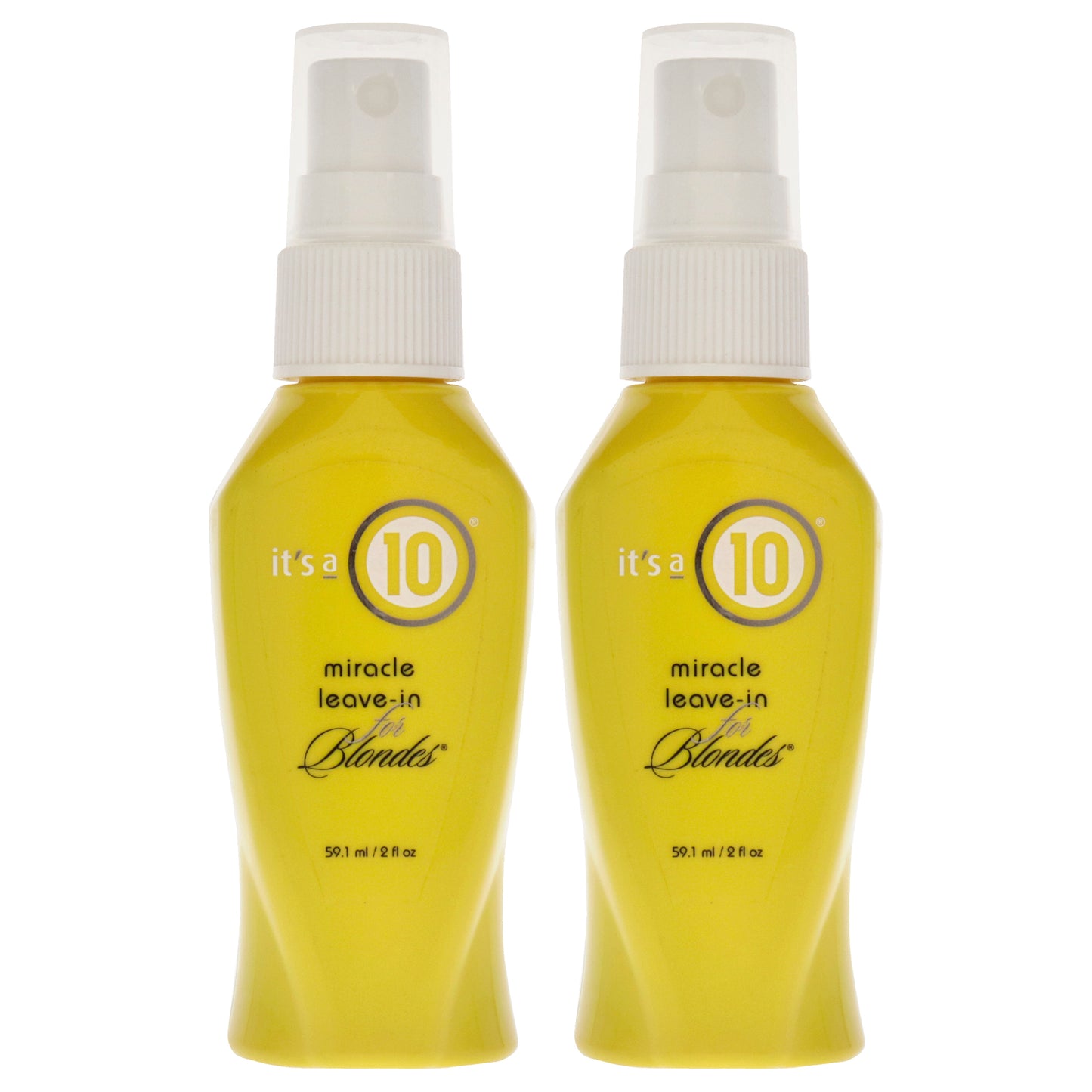Miracle Leave-In for Blondes by Its A 10 for Unisex - 2 oz Treatment - Pack of 2