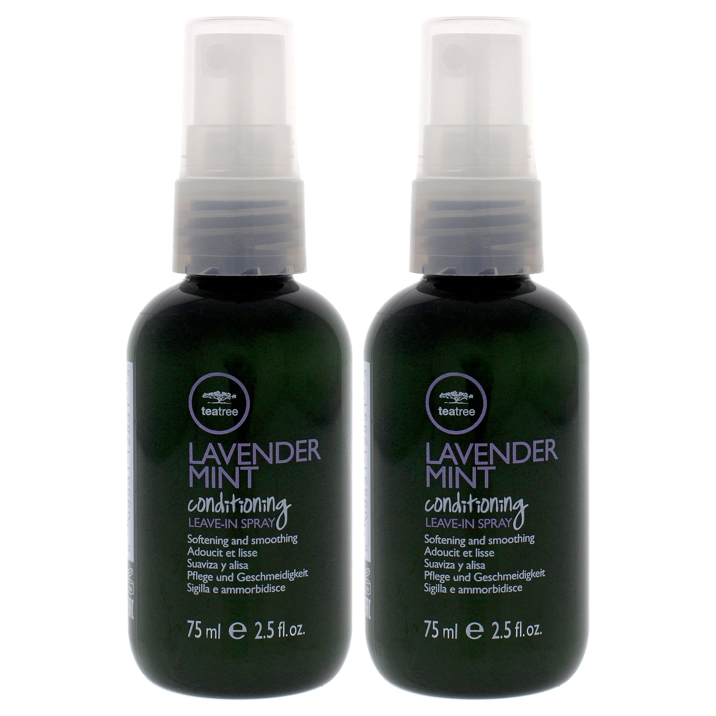 Tea Tree Conditioning Leave-In Spray - Lavender Mint by Paul Mitchell for Unisex - 2.5 oz Hair Spray - Pack of 2