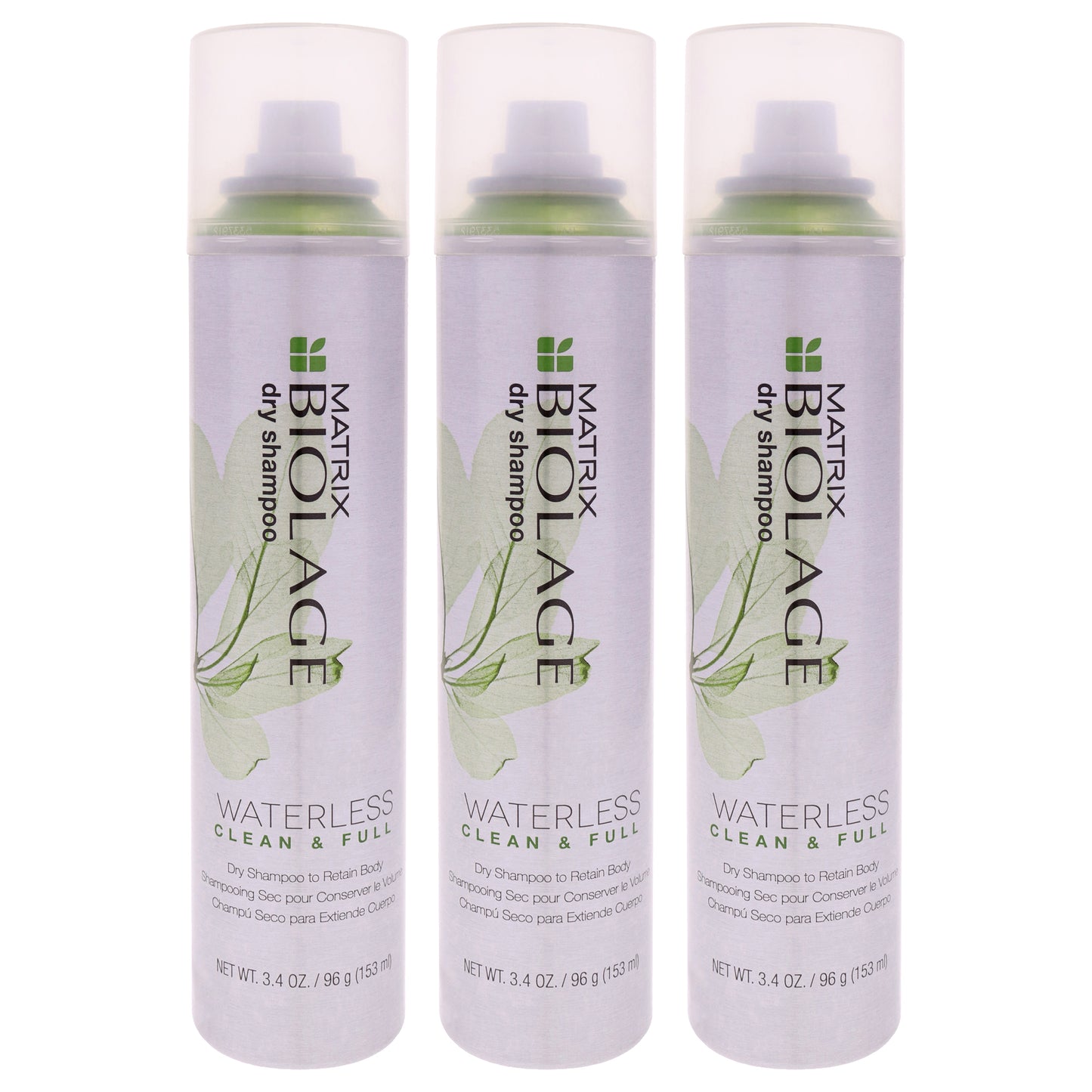 Biolage Waterless Clean Full Dry Shampoo - Pack of 3 3.4 oz Hair Spray