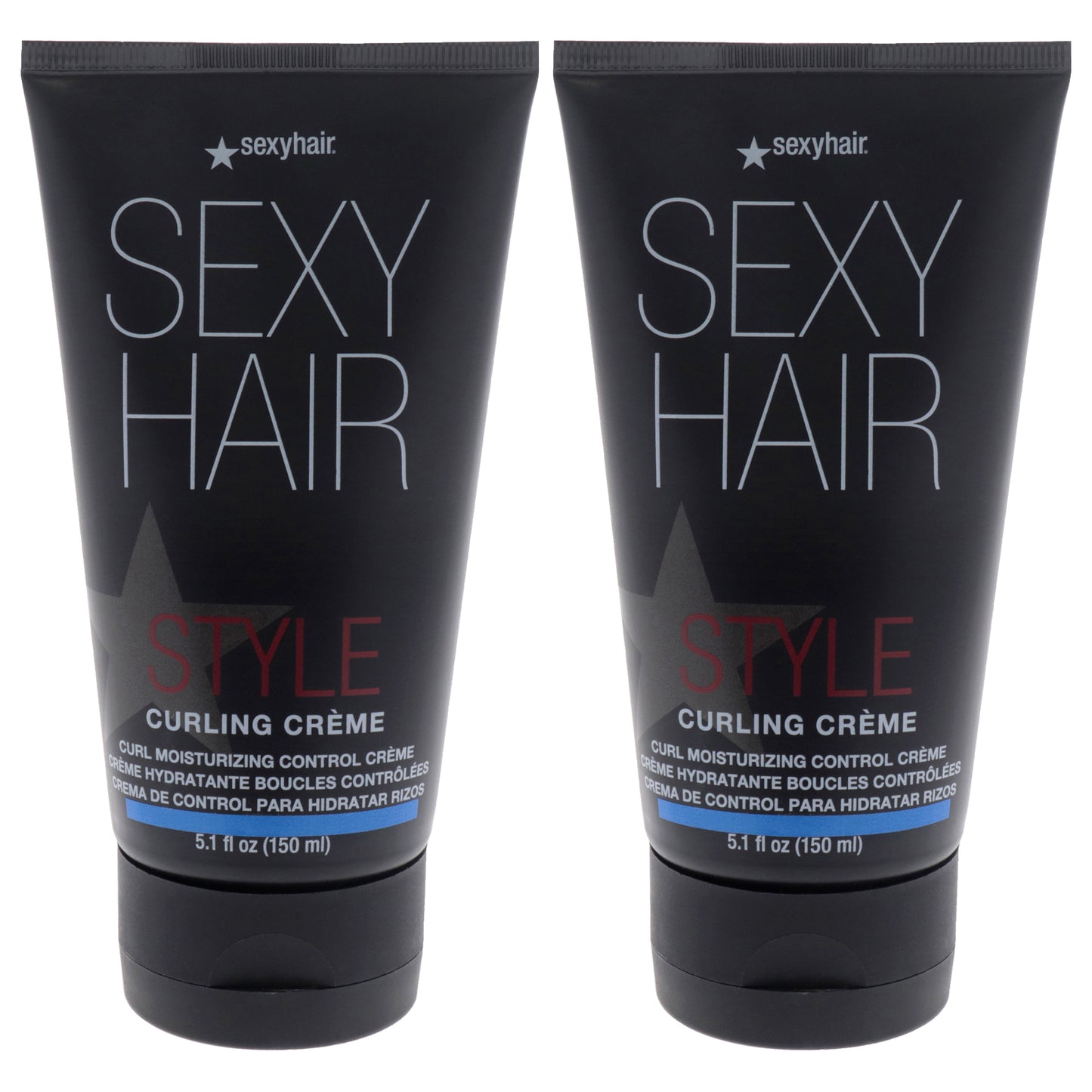 Style Sexy Hair Curling Creme by Sexy Hair for Unisex - 5.1 oz Cream - Pack of 2