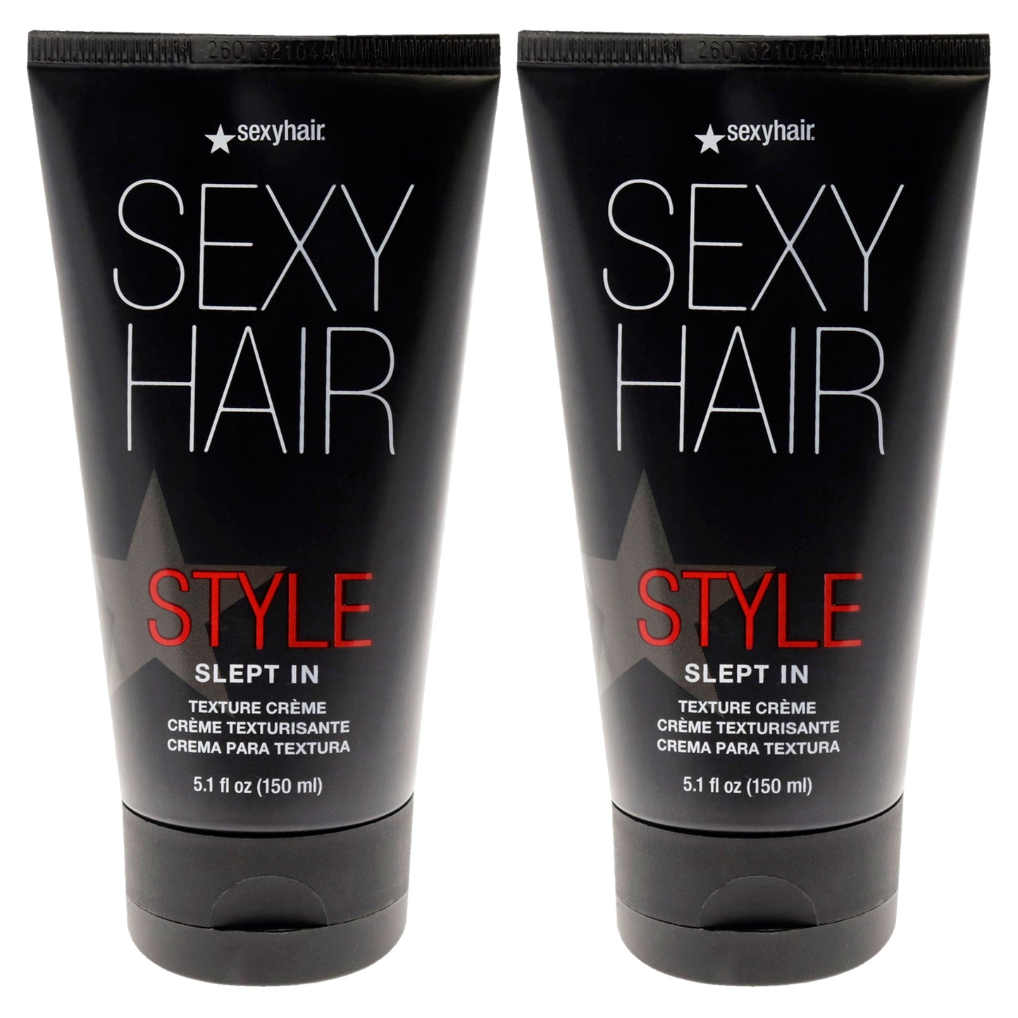Style Sexy Hair Slept In Texture Creme by Sexy Hair for Unisex - 5.1 oz Cream - Pack of 2