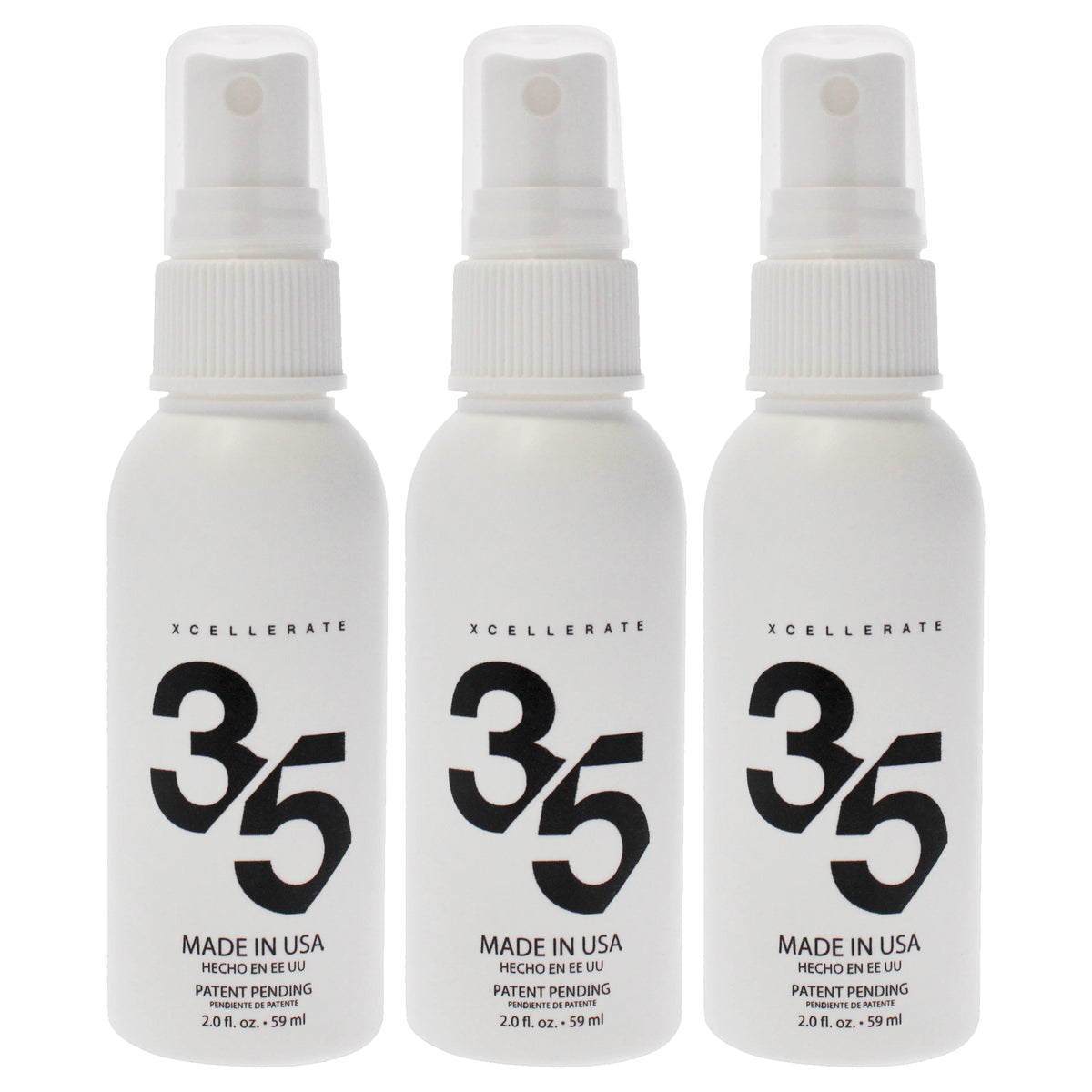 Xcellerate35 Leave-In Hair Treatment - USA by Xcellerate35 for Unisex - 2 oz Treatment - Pack of 3