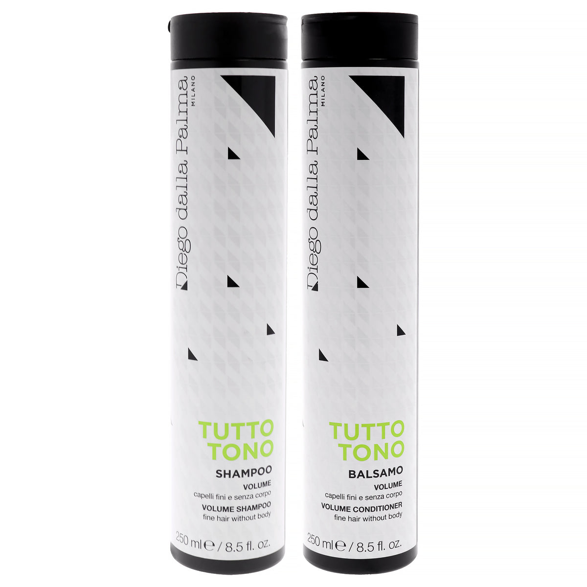 Tutto Tono Volume Kit by Diego Dalla Palma for Unisex - 2 Pc Kit 8.5oz Shampoo, 8.5oz Conditioner