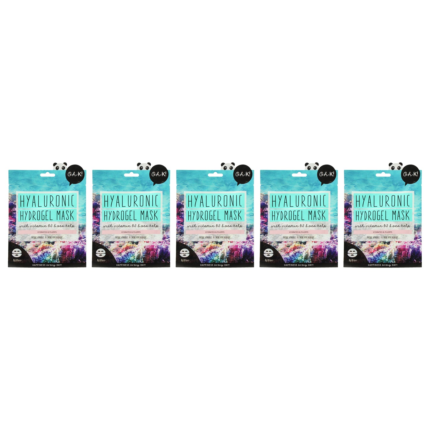 Hydrogel Sheet Mask - Hyaluronic - Pack of 5 1 Pc Mask