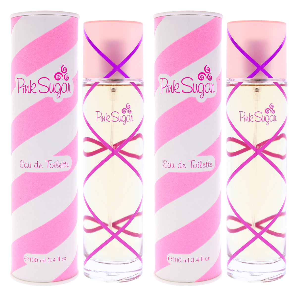 Pink Sugar by Aquolina for Women - 3.4 oz EDT Spray - Pack of 2