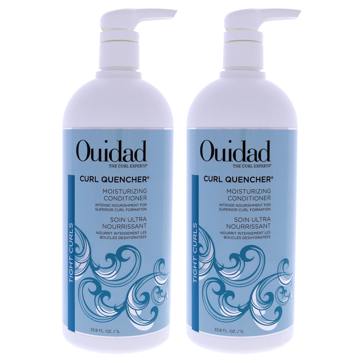 Curl Quencher Moisturizing Conditioner by Ouidad for Unisex - 33.8 oz Conditioner - Pack of 2