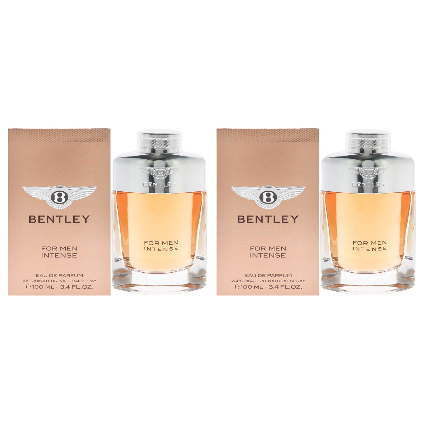 Bentley Intense by Bentley for Men - 3.4 oz EDP Spray - Pack of 2