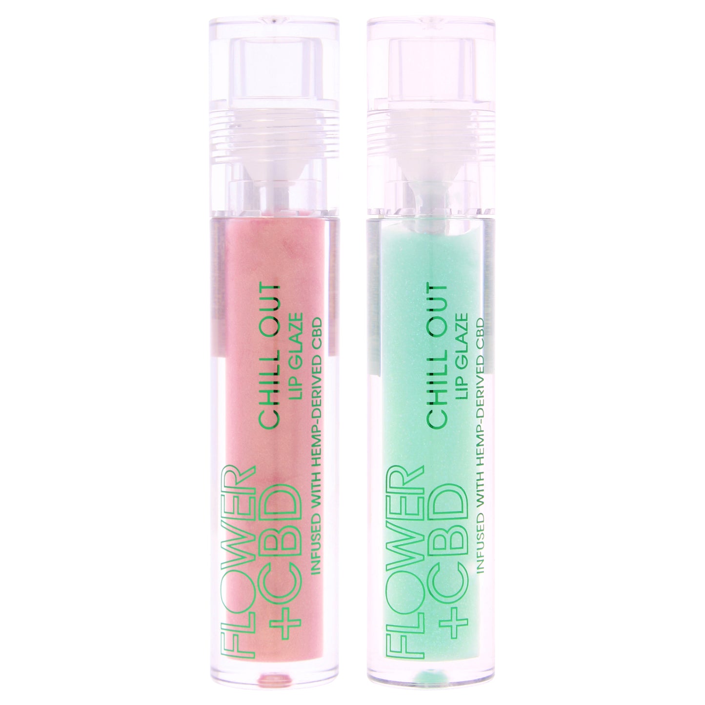 CBD Chill Out Lip Glaze Kit 2 Pc Kit 0.1oz Lip Gloss - Dazed