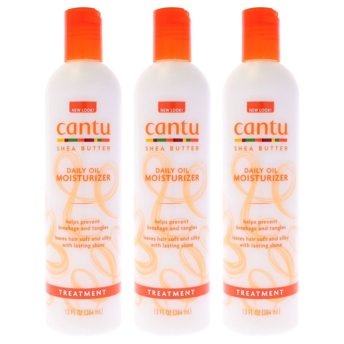 Shea Butter Daily Oil Moisturizer by Cantu for Unisex - 13 oz Moisturizer - Pack of 3