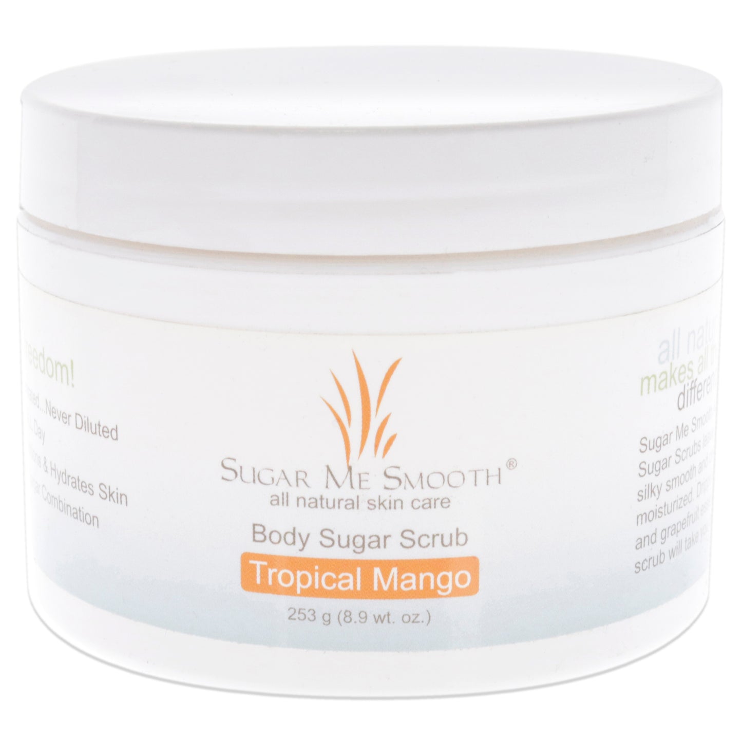 Body Sugar Scrub - Tropical Mango by Sugar Me Smooth for Unisex - 8.9 oz Scrub