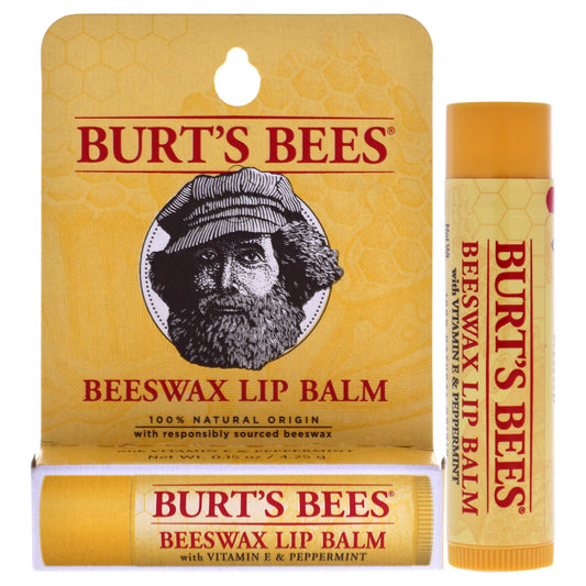 Beeswax Lip Balm With Vitamin E Peppermint Blister 0.15 oz Lip Balm