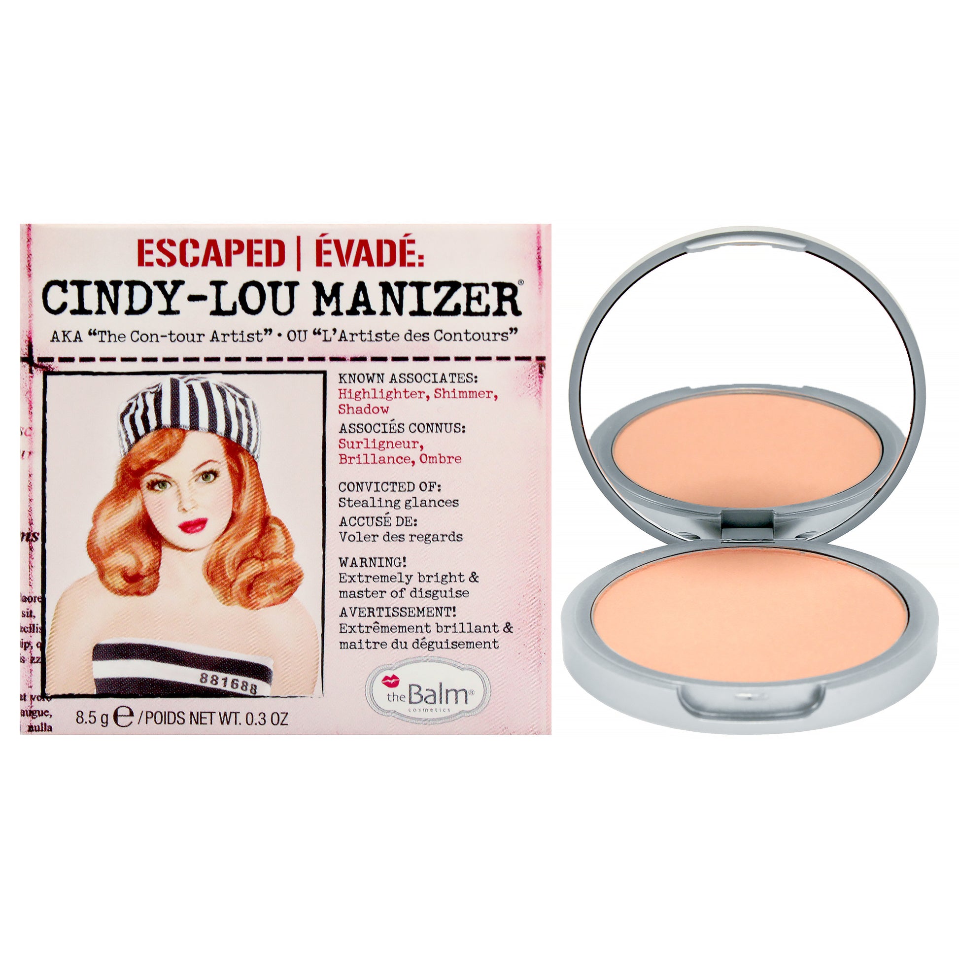 Cindy-Lou Manizer by the Balm for Women - 0.3 oz Makeup