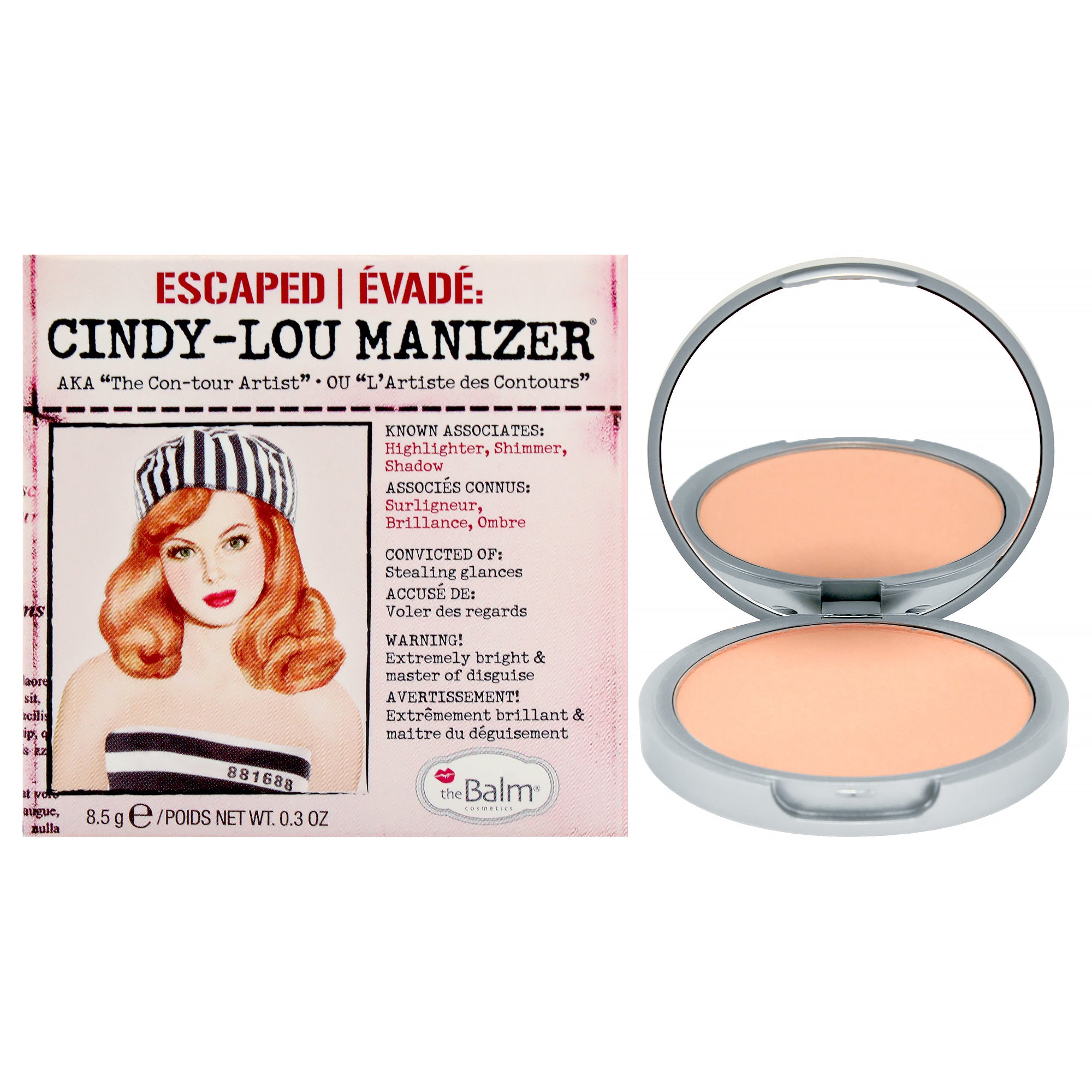 Cindy-Lou Manizer by the Balm for Women - 0.3 oz Makeup