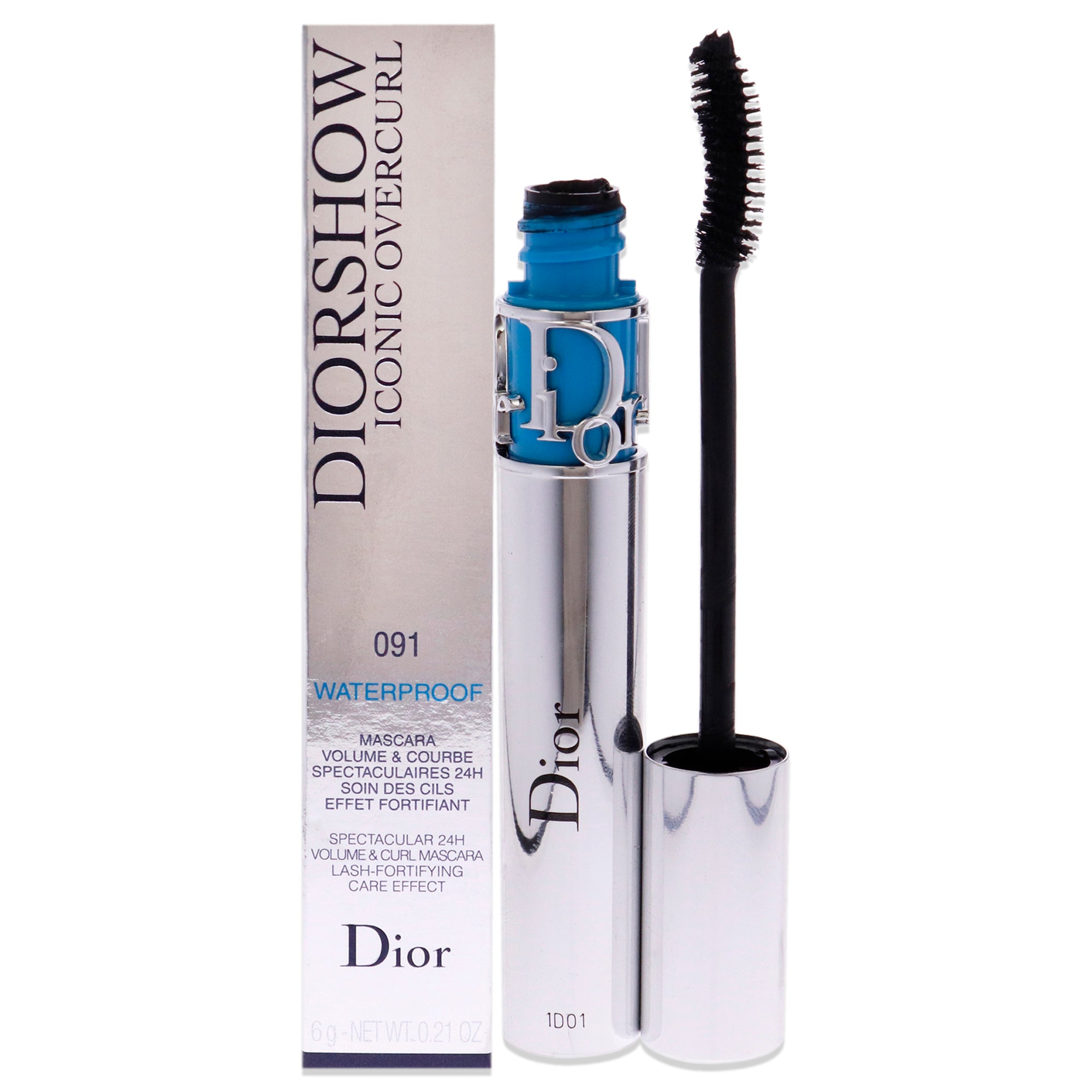 Diorshow Iconic Overcurl Waterproof Mascara - 091 Noir Black by Christian Dior for Women - 0.21 oz Mascara