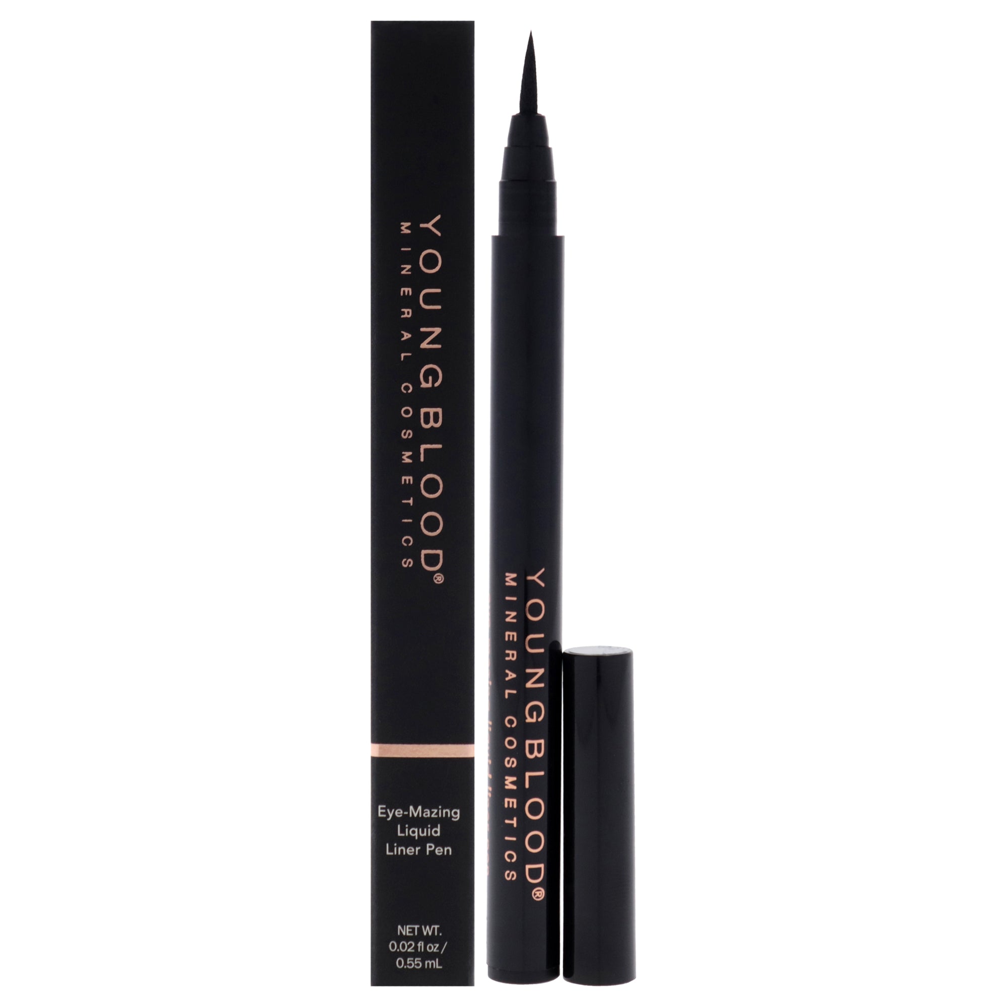 Eye-Mazing Liquid Liner Pen - Noir by Youngblood for Women - 0.02 oz Eyeliner