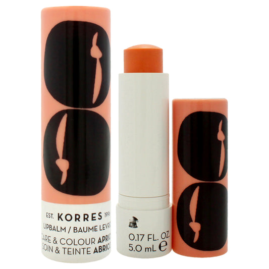 Lip Balm Care and Colour Stick - Apricot by Korres for Women - 0.17 oz Lip Balm