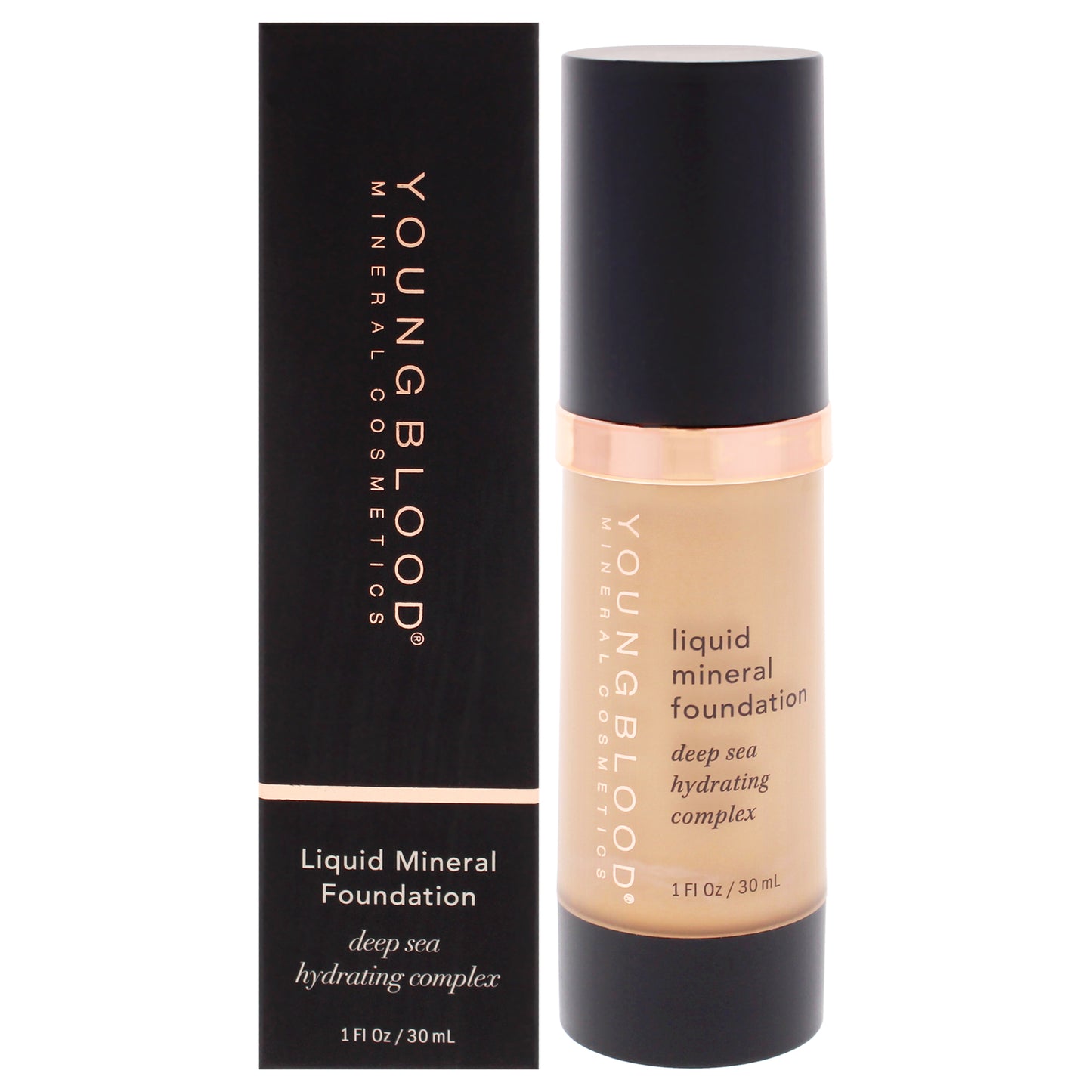 Liquid Mineral Foundation - Capri by Youngblood for Women - 1 oz Foundation