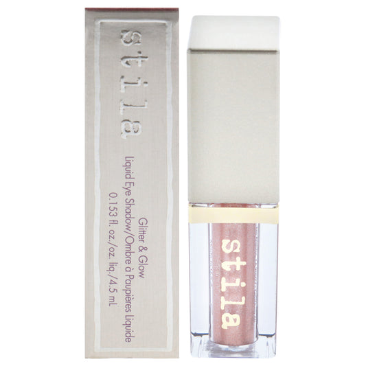 Glitter and Glow Liquid Eye Shadow - Rose Gold Retro by Stila for Women - 0.153 oz Eye Shadow