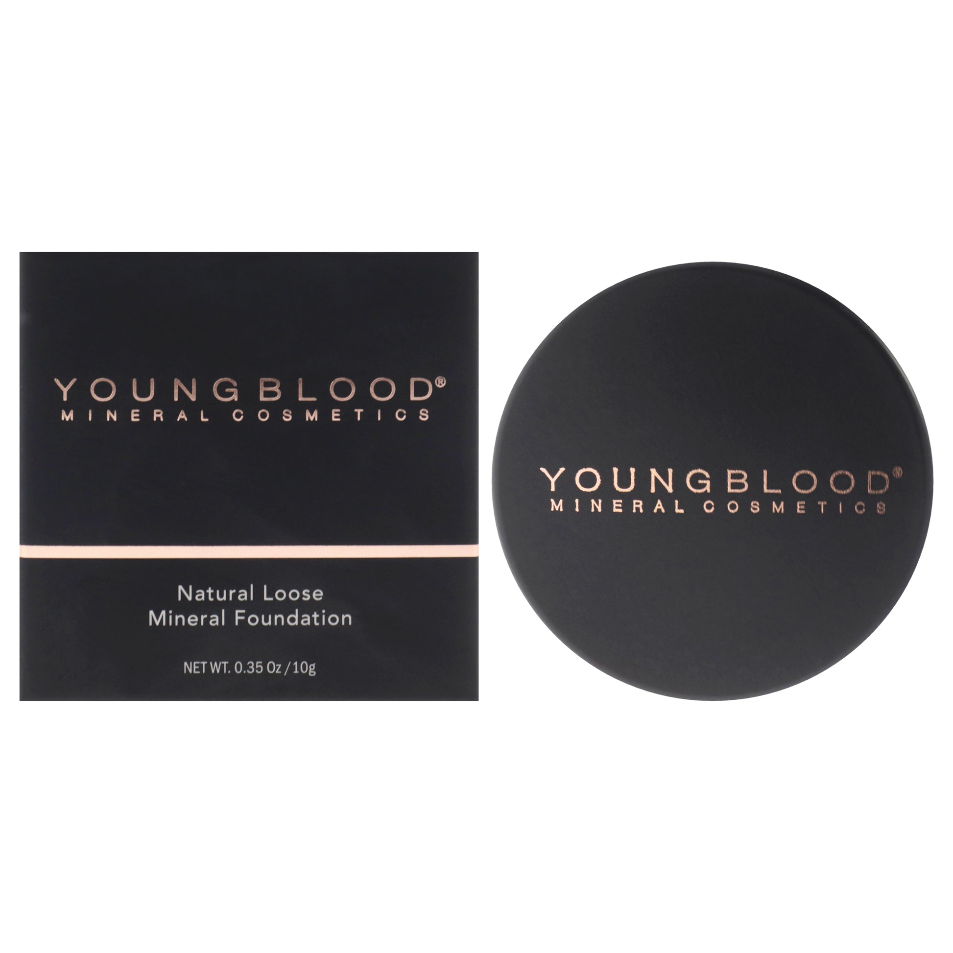 Natural Loose Mineral Foundation - Barely Beige by Youngblood for Women - 0.35 oz Foundation