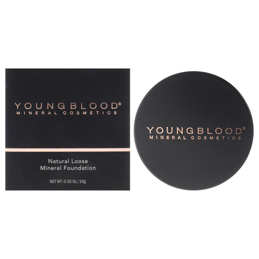 Natural Loose Mineral Foundation - Barely Beige by Youngblood for Women - 0.35 oz Foundation