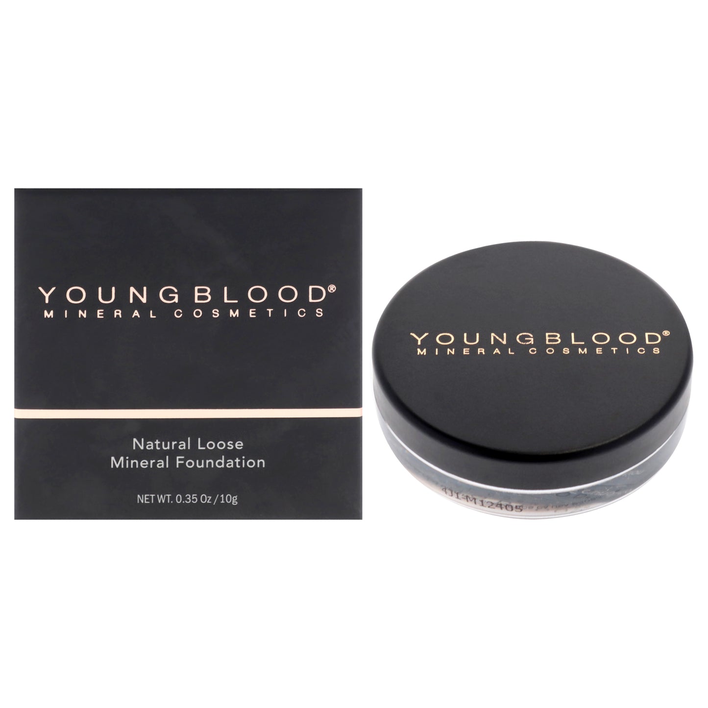 Natural Loose Mineral Foundation - Rose Beige by Youngblood for Women - 0.35 oz Foundation