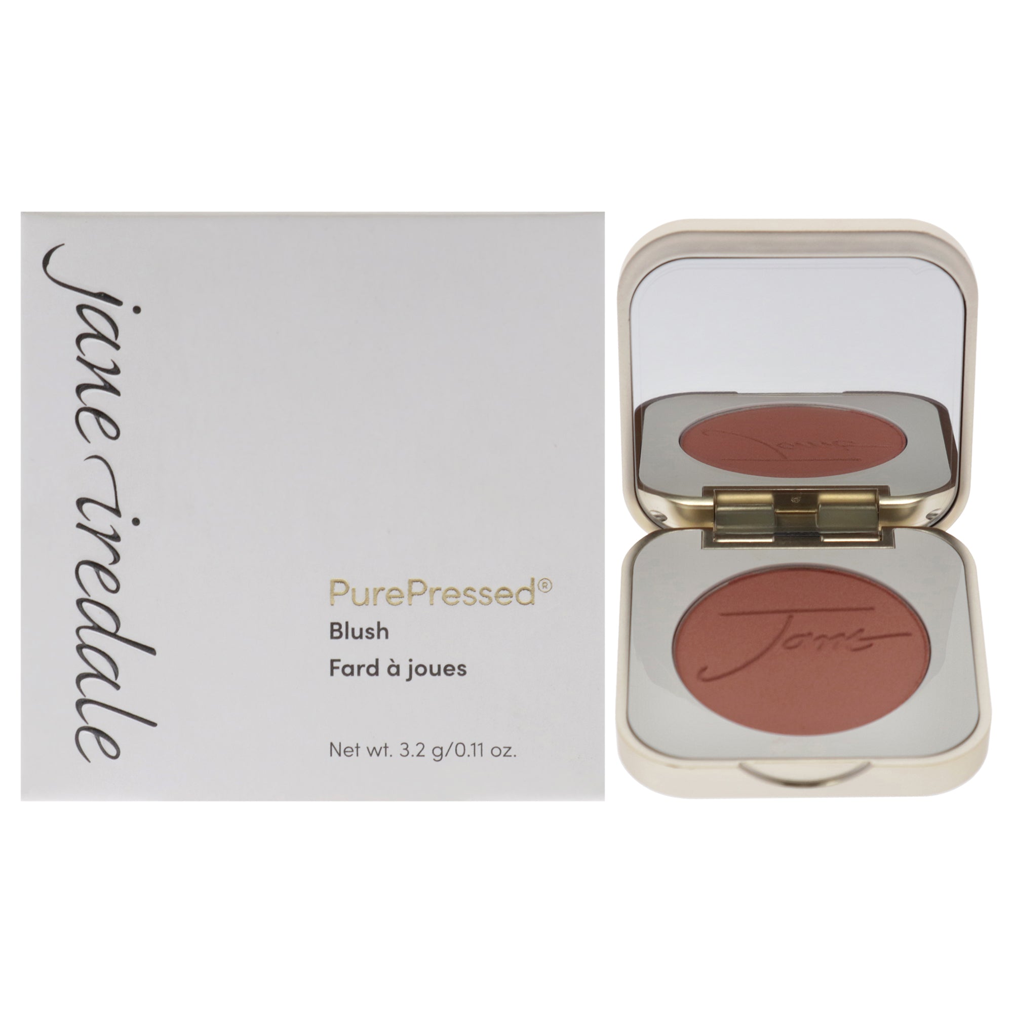 PurePressed Blush - Mocha by Jane Iredale for Women - 0.11 oz Blush