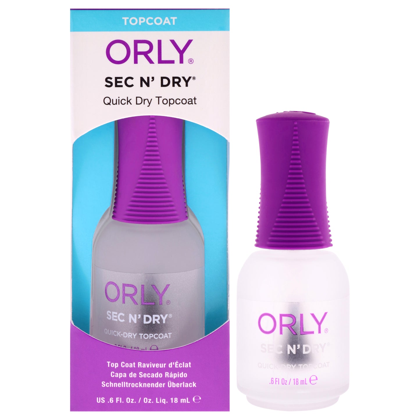 Sec N Dry Quick-Dry Topcoat 0.6 oz Nail Polish