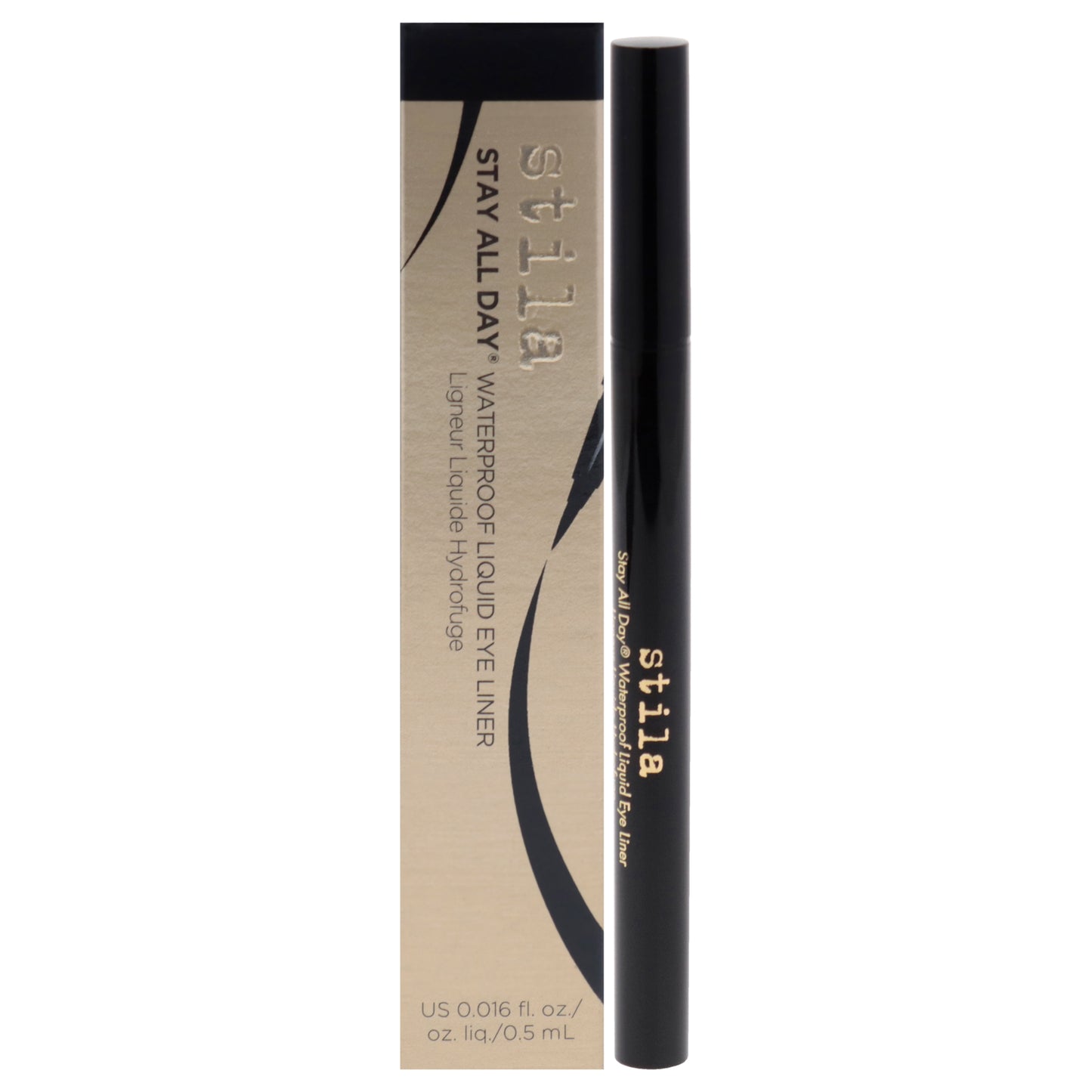 Stay All Day Waterproof Liquid Eye Liner - Intense Black 0.016 oz Eyeliner