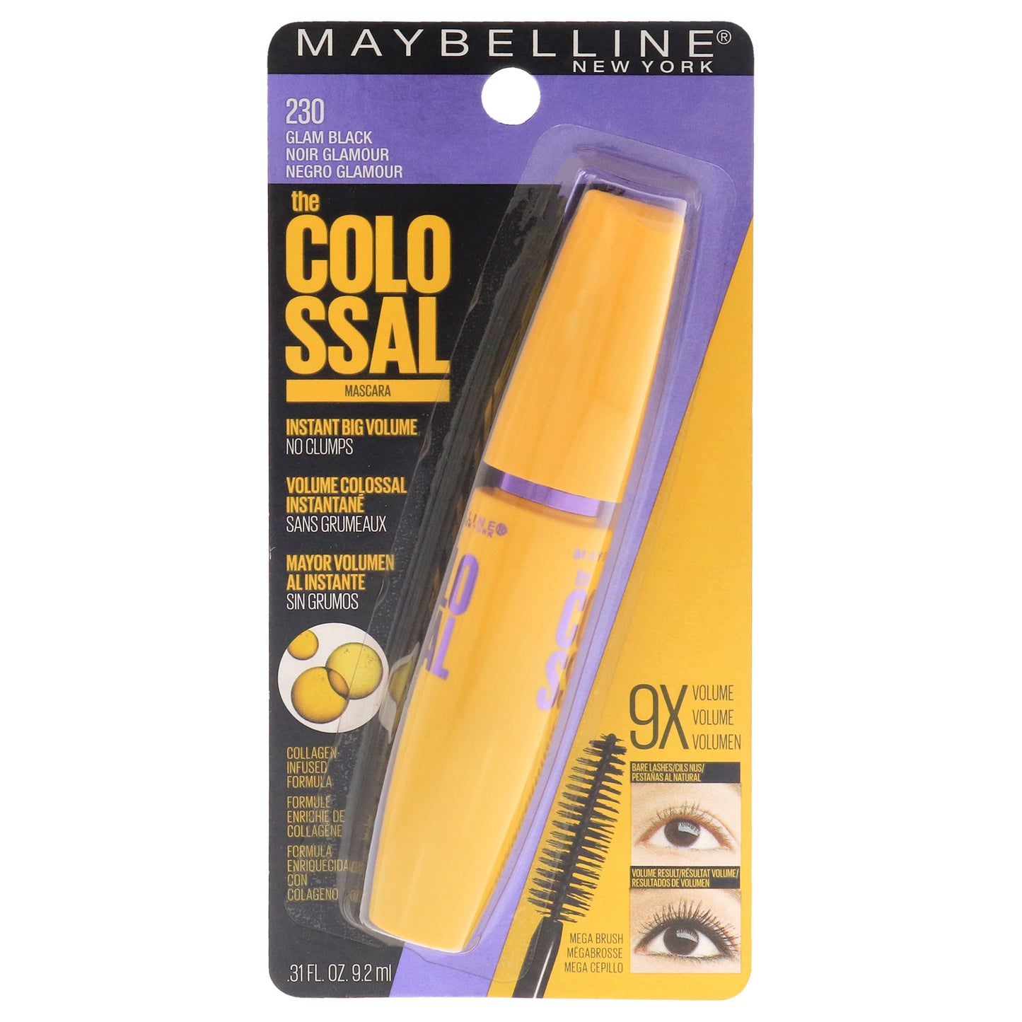 The Colossal Volum Express Mascara - 230 Glam Black 0.31 oz Mascara