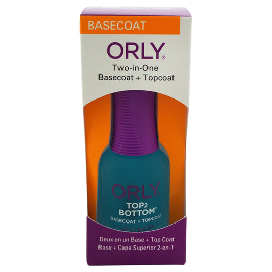 Top 2 Bottom Basecoat Plus Topcoat 0.6 oz Nail Polish