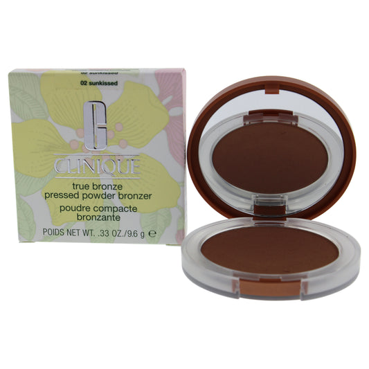 True Bronze Pressed Powder Bronzer - 02 Sunkissed by Clinique for Women - 0.33 oz Powder