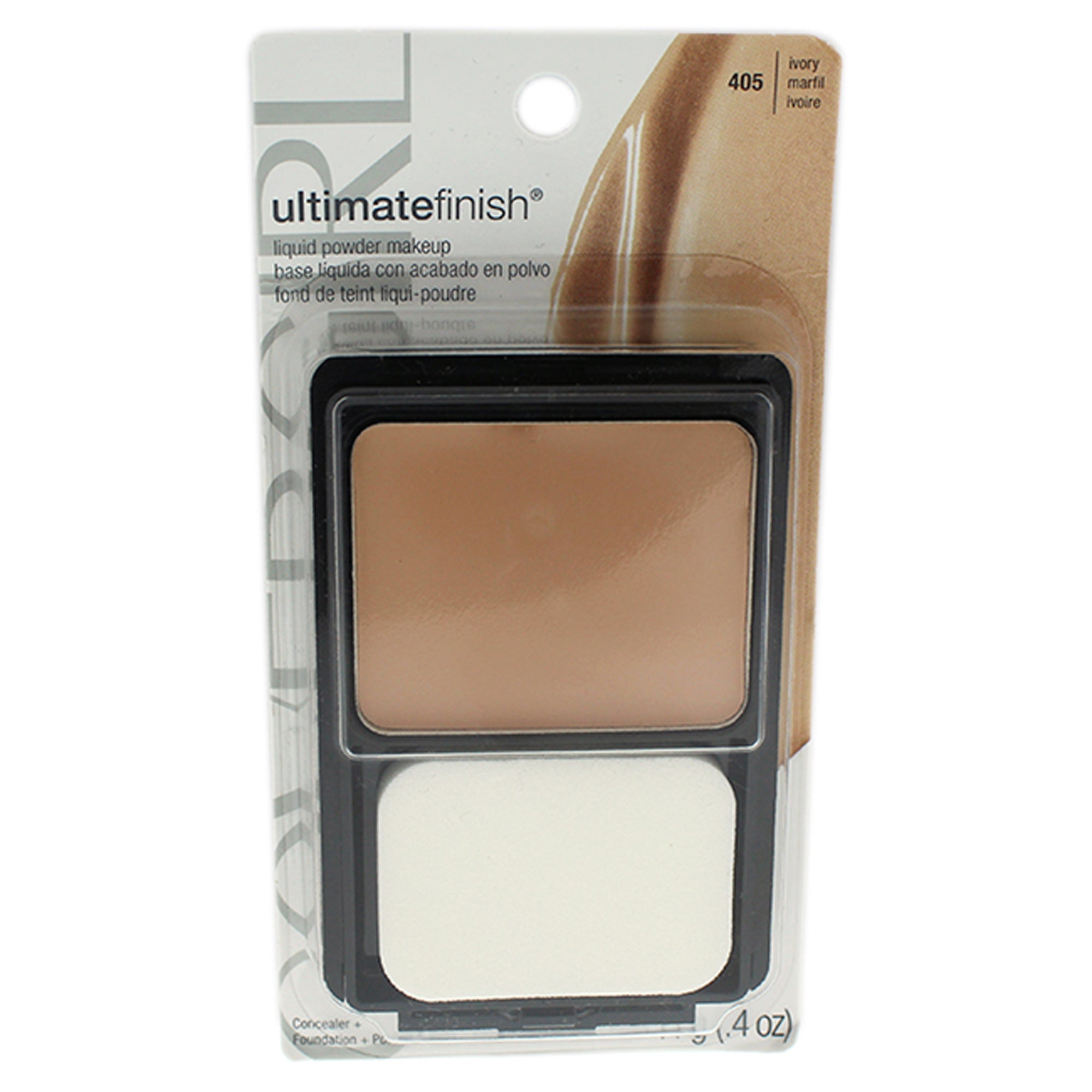 Ultimate Finish Liquid Powder Makeup - 405 Ivory by CoverGirl for Women - 0.4 oz Makeup