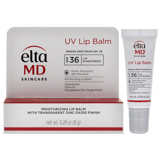 UV Lip Balm Suscreen SPF 36 by EltaMD for Women - 0.28 oz Lip Balm