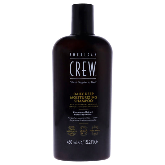 Daily Deep Moisturizing Shampoo by American Crew for Men - 15.2 oz Shampoo