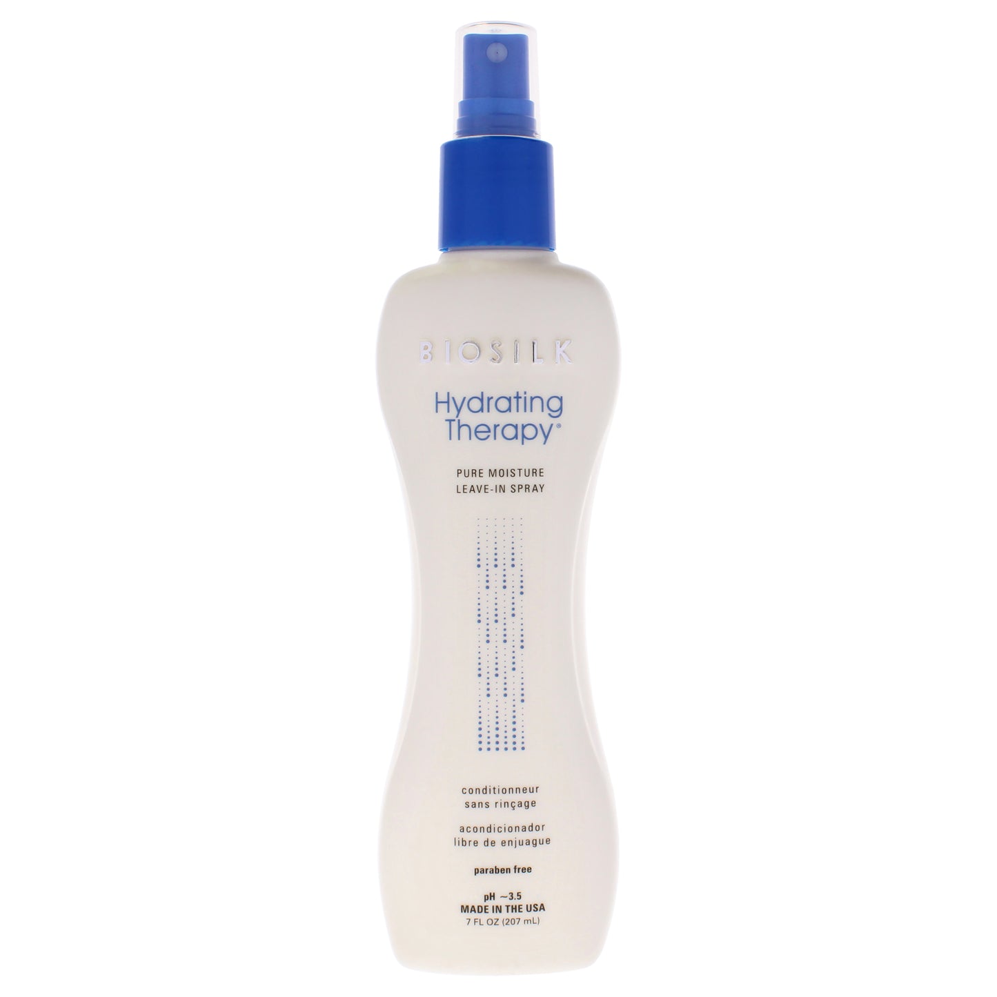 Hydrating Therapy Pure Moisture Leave In Spray by Biosilk for Unisex - 7 oz Hair Spray