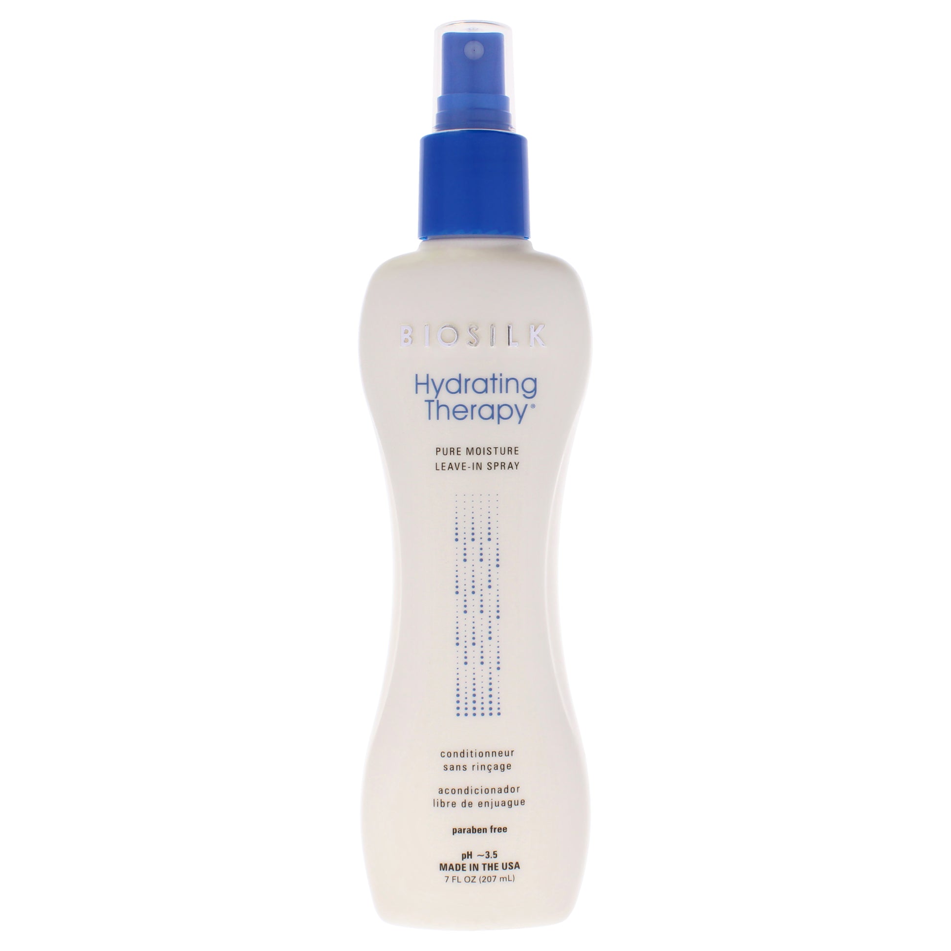 Hydrating Therapy Pure Moisture Leave In Spray by Biosilk for Unisex - 7 oz Hair Spray
