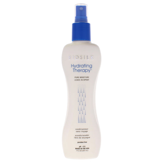 Hydrating Therapy Pure Moisture Leave In Spray by Biosilk for Unisex - 7 oz Hair Spray