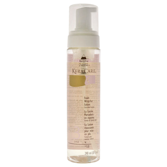 KeraCare Foam Wrap-Set Lotion Extra Hold Formula by Avlon for Unisex - 8 oz Lotion