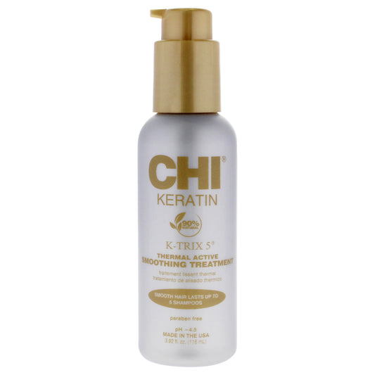 Keratin K-Trix 5 Smoothing Treatment by CHI for Unisex - 3.92 oz Treatment