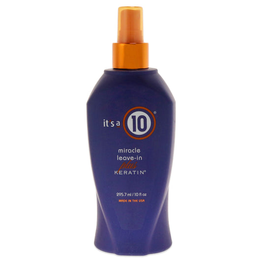 Miracle Leave In Plus Keratin by Its A 10 for Unisex - 10 oz Hair Spray