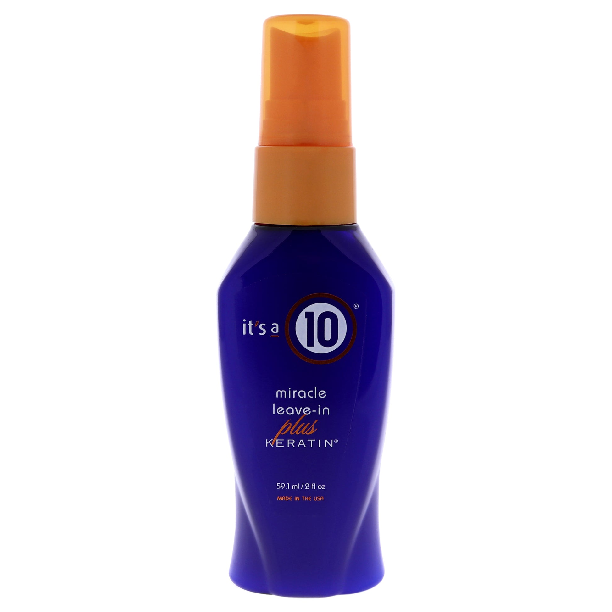 Miracle Leave In Plus Keratin by Its A 10 for Unisex - 2 oz Hair Spray
