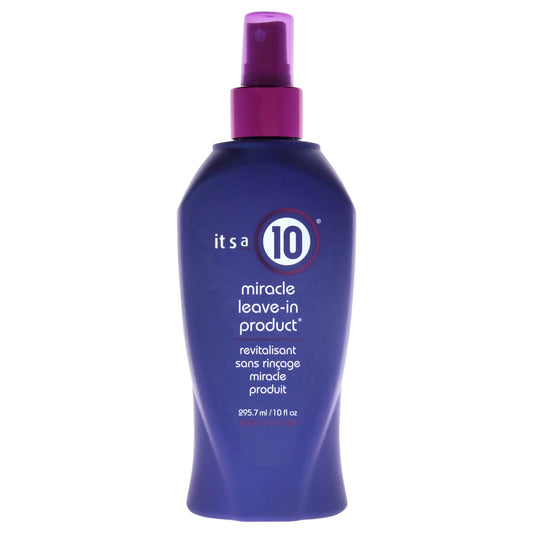 Miracle Leave In Product by Its A 10 for Unisex - 10 oz Hair Spray