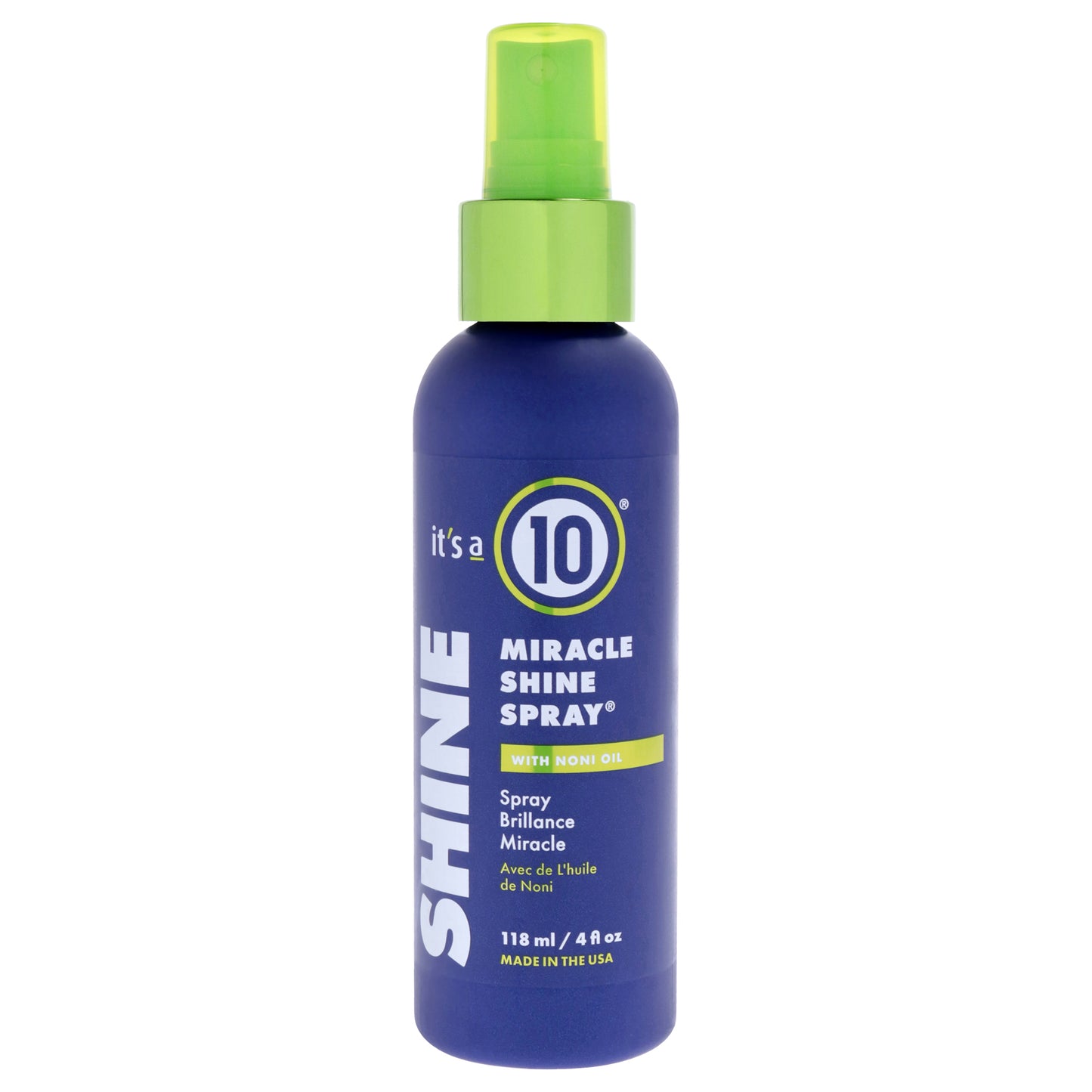 Miracle Shine Spray by Its A 10 for Unisex - 4 oz Hair Spray