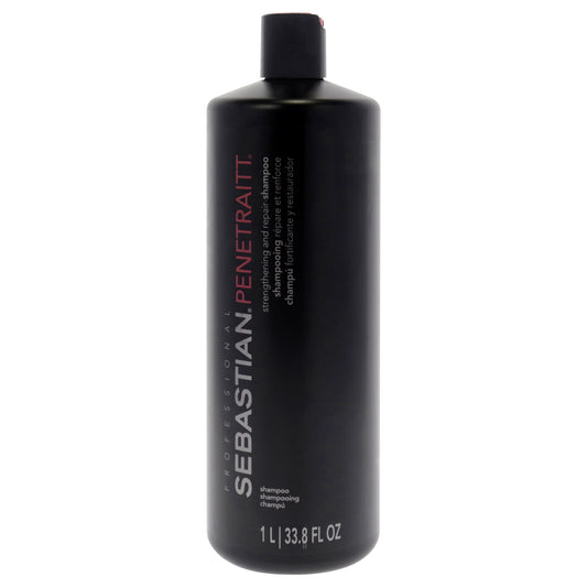 Penetraitt Strengthening and Repair Shampoo by Sebastian for Unisex - 33.8 oz Shampoo