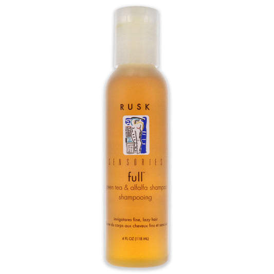 Sensories Full Green Tea Alfalfa Shampoo by Rusk for Unisex - 4 oz Shampoo