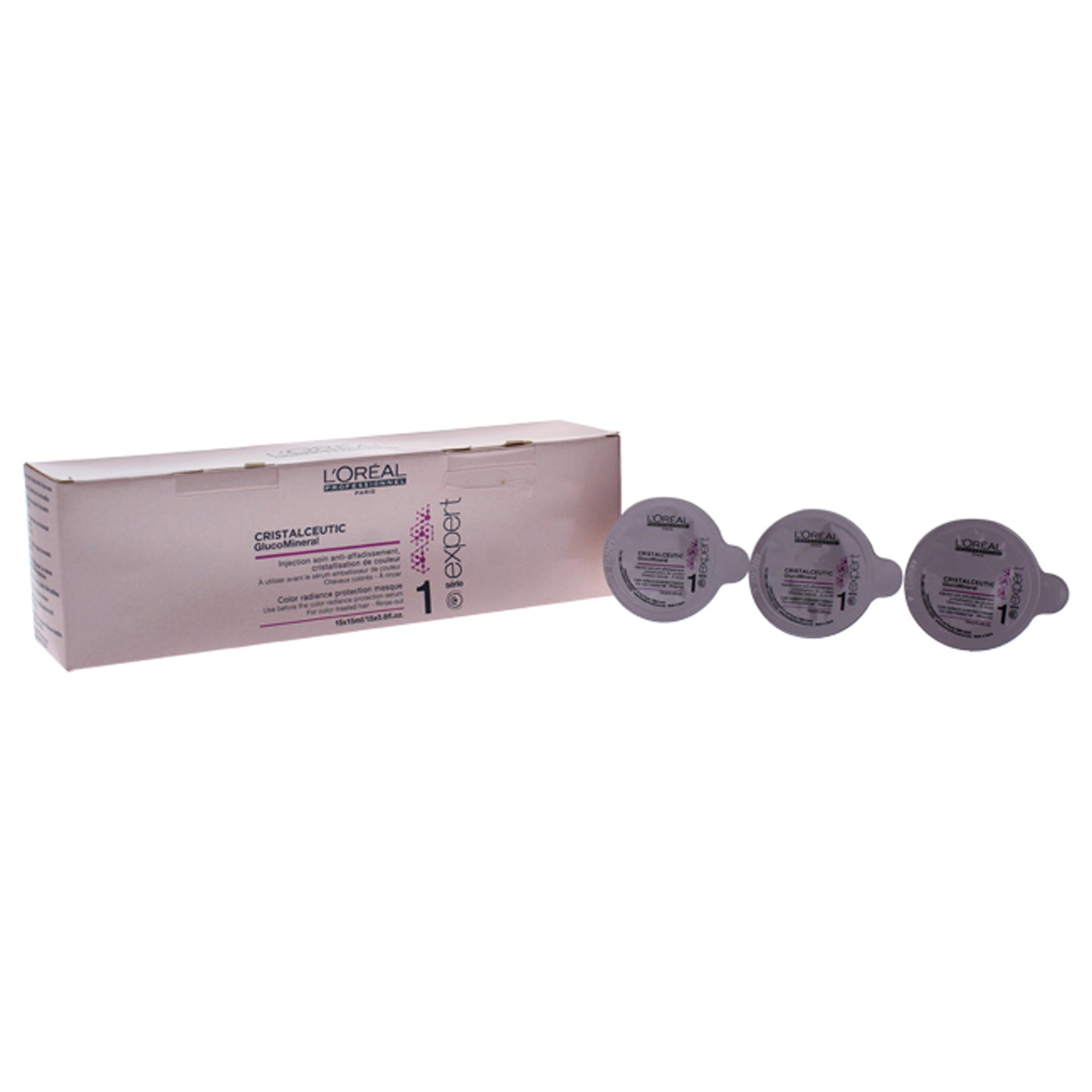 Serie Expert Cristalceutic GlucoMineral Masque by LOreal Paris for Unisex - 15 x 0.6 oz Masque