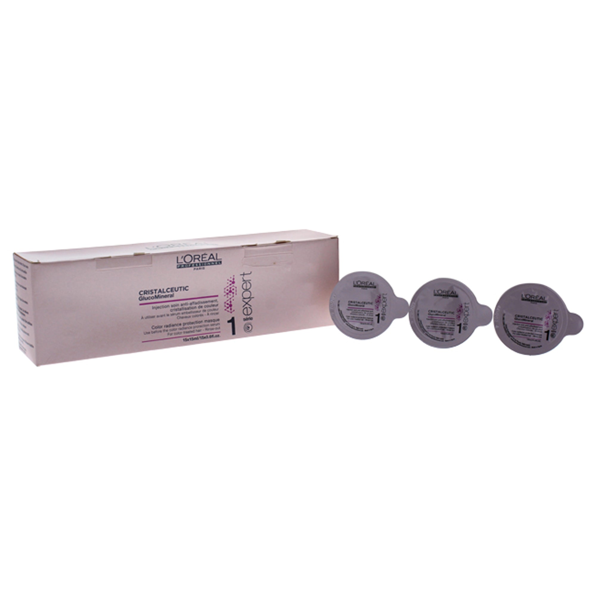 Serie Expert Cristalceutic GlucoMineral Masque by LOreal Paris for Unisex - 15 x 0.6 oz Masque