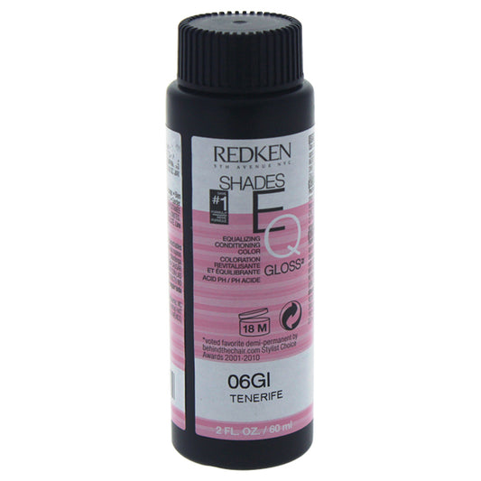 Shades EQ Color Gloss - 06GI Tenerife by Redken for Unisex - 2 oz Hair Color